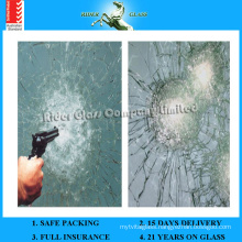 6.38-43.2mm AS/NZS2208: 1996 Bulletproof Bullet Proof Glass